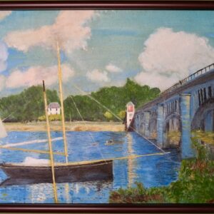 Bridge at Argenteul by Claude Monet